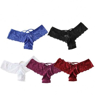 G-String 4XL 5XL Nilon Hitam Celana Renda Wanita Pakaian Dalam Celana Dalam
