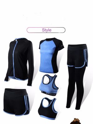 3 pcs/Set Workout Crop Tops Bra Untuk Remaja XXL Biru Antibakteri