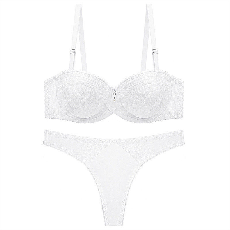 Solid Lady 90B 90C Sexy Panty Bra Set XXXL 50kg Set Pakaian Dalam Wanita