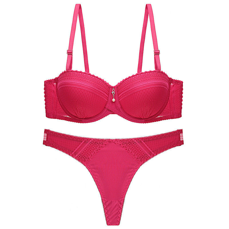 Solid Lady 90B 90C Sexy Panty Bra Set XXXL 50kg Set Pakaian Dalam Wanita
