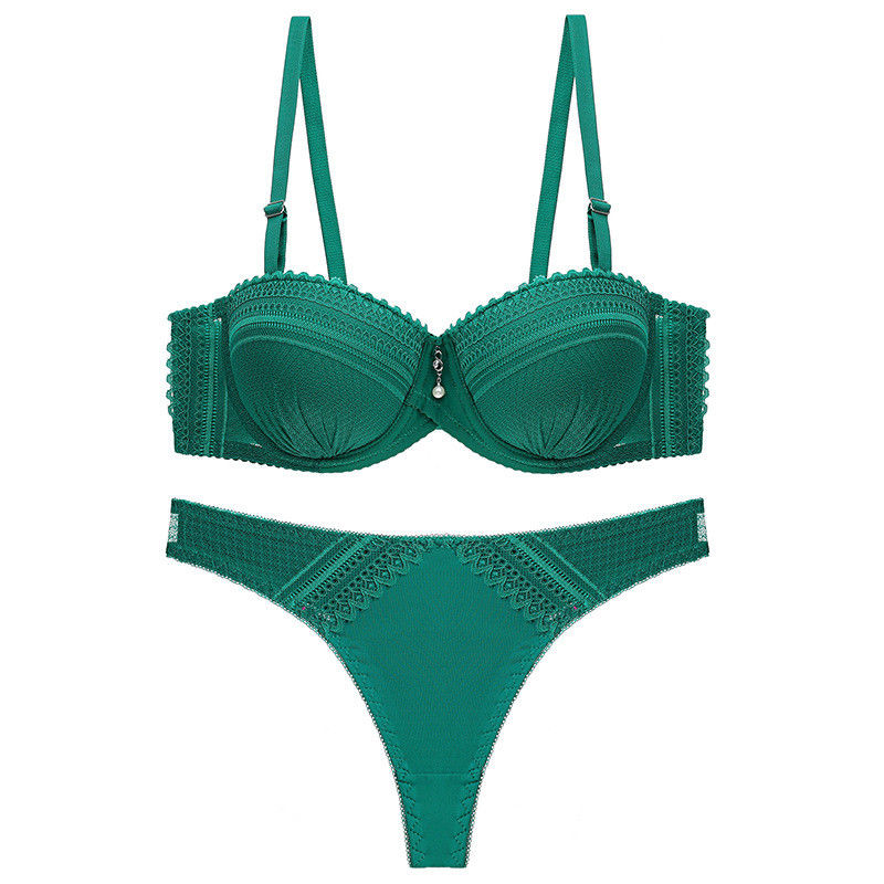 Solid Lady 90B 90C Sexy Panty Bra Set XXXL 50kg Set Pakaian Dalam Wanita