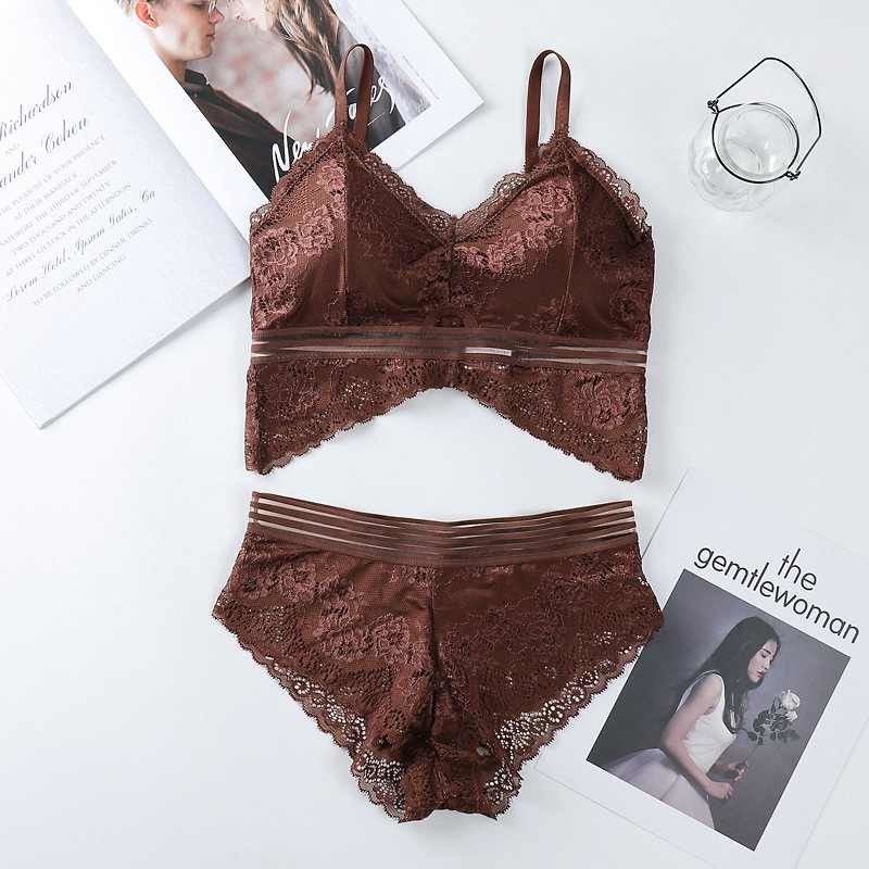 Big Boobs Lace Lihat Melalui Bra 65KG Bralette Nyaman Untuk Payudara Besar
