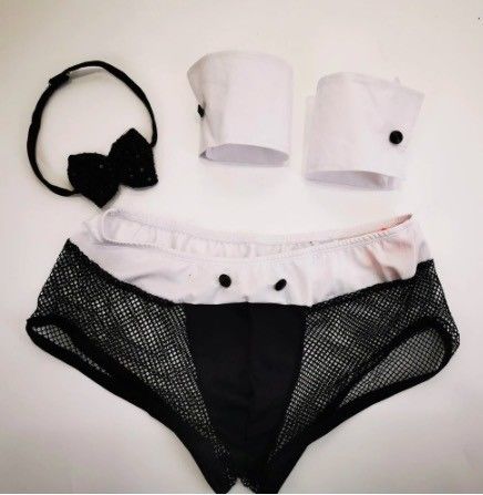 Thong G String Pakaian Dalam Katun Floral Nylon Butler Lingerie Polyester Spandex