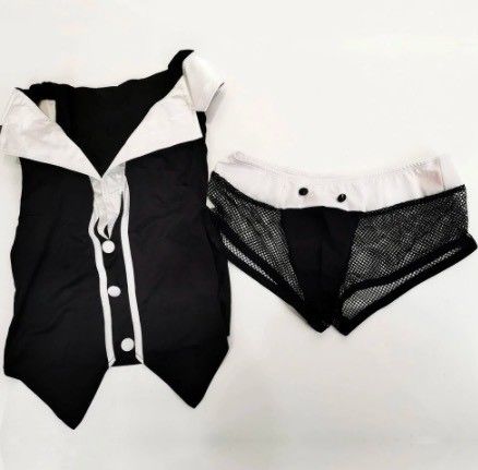 Thong G String Pakaian Dalam Katun Floral Nylon Butler Lingerie Polyester Spandex