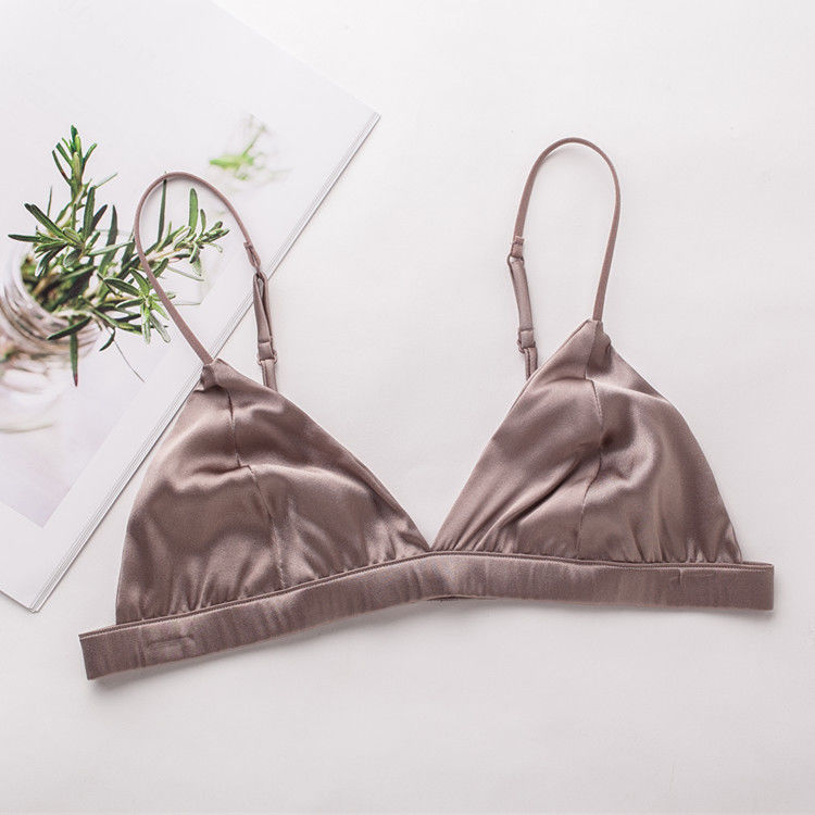 Convertible Sexy Women Bras Intimates Silk Wireless Bra 32A 32B 32C Nylon Spandex