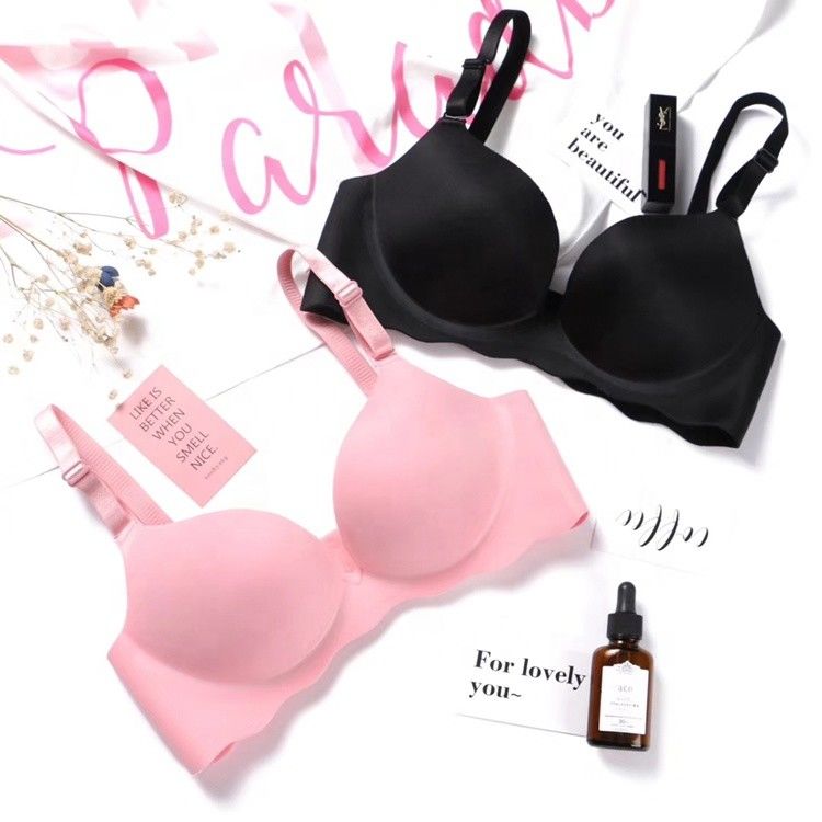 Antibakteri 38B 38C Sexy Women Bras Seamless Wireless Bra Push Up