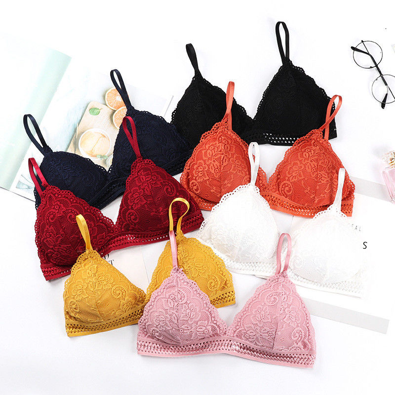Pakaian Dalam Seksi Mulus Bra Panty Set V Nylon Spandex Nylon Padat