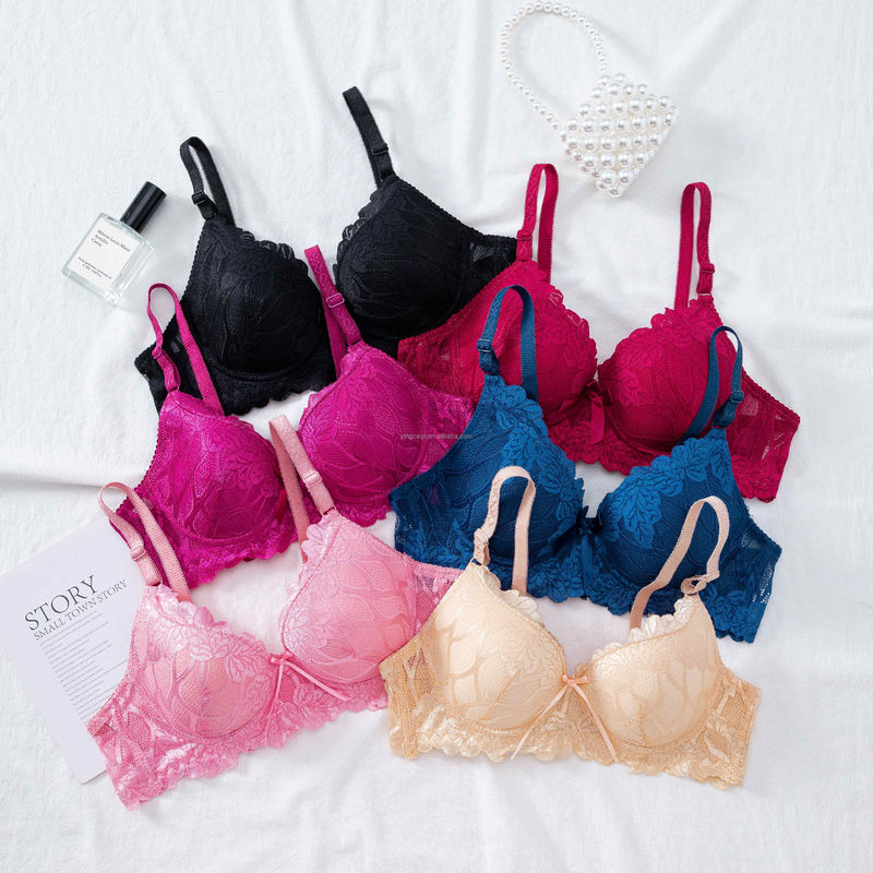 Girls Fashion 50-60kg Sexy Women Bras Seamless 75B 75C 75D Push Up Wireless