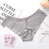 XL Rami Nilon Pakaian Dalam One Piece Bra Panty Celana Bernapas Renda Hollow