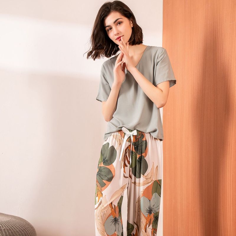 3XL Wanita Piyama Baju Tidur 62cm XS 2XL Sutra Baju Malam Untuk Wanita