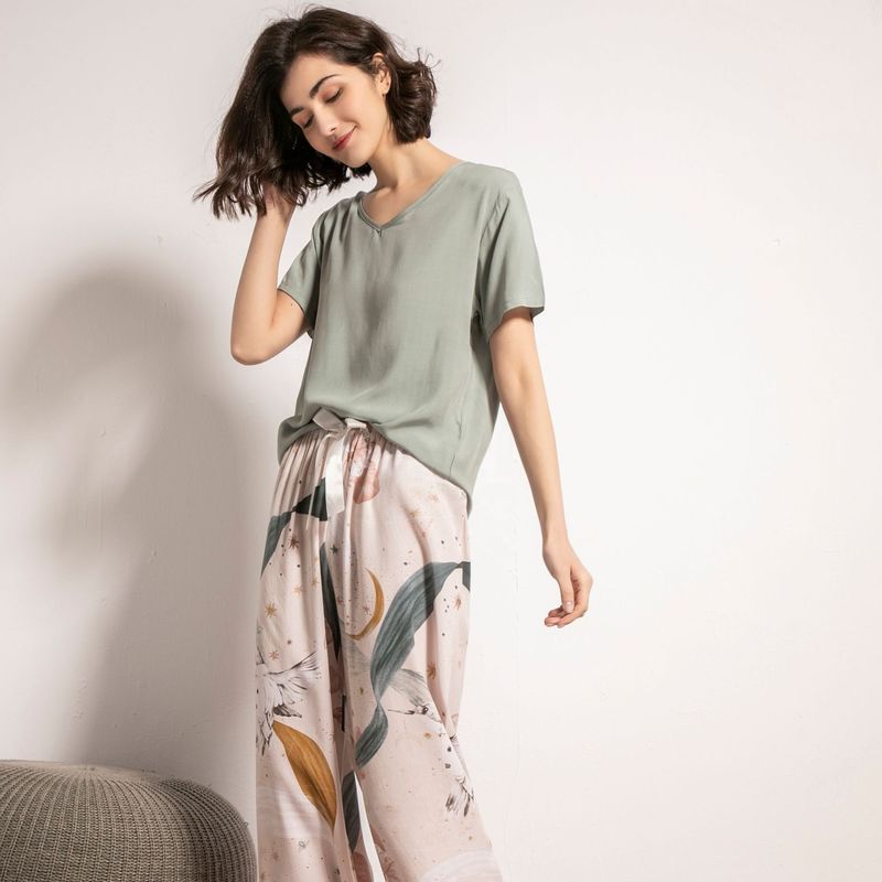3XL Wanita Piyama Baju Tidur 62cm XS 2XL Sutra Baju Malam Untuk Wanita