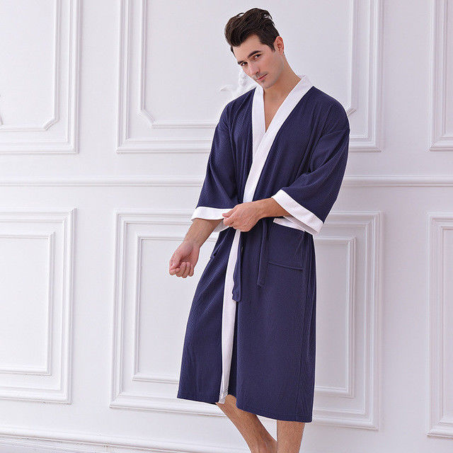 Jubah Mandi Pria Baju Tidur Xl Xxl Pria Hangat Celana Piyama Serat Poliester