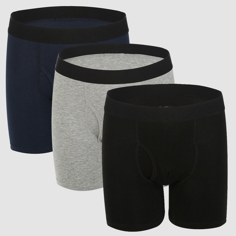 Serat Bambu Katun Spandex Celana Boxer Celana Pendek Pria Rayon XS-2XL Pakaian Dalam