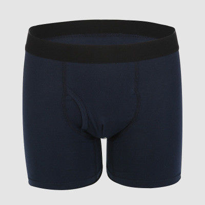 Serat Bambu Katun Spandex Celana Boxer Celana Pendek Pria Rayon XS-2XL Pakaian Dalam