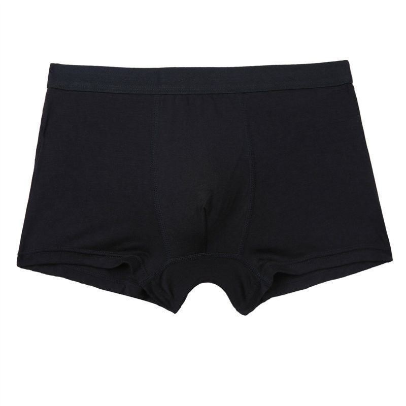 Hitam RTS Boxer Katun Pria Pakaian Dalam 95 Katun 5 Spandex Pakaian Dalam