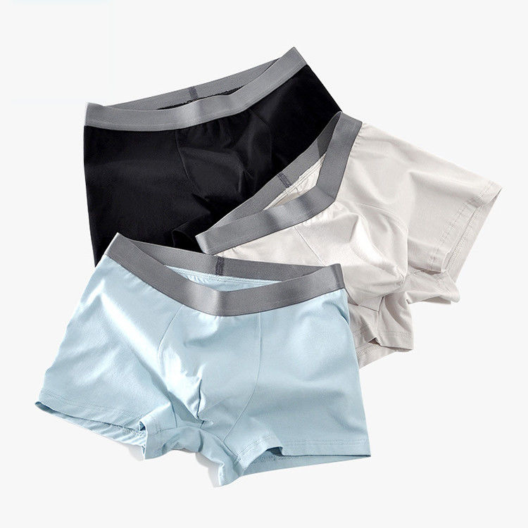Celana Boxer Pria Terseksi Peregangan Tinggi Xxxxl Cotton Spandex Celana Boxer Celana Pendek