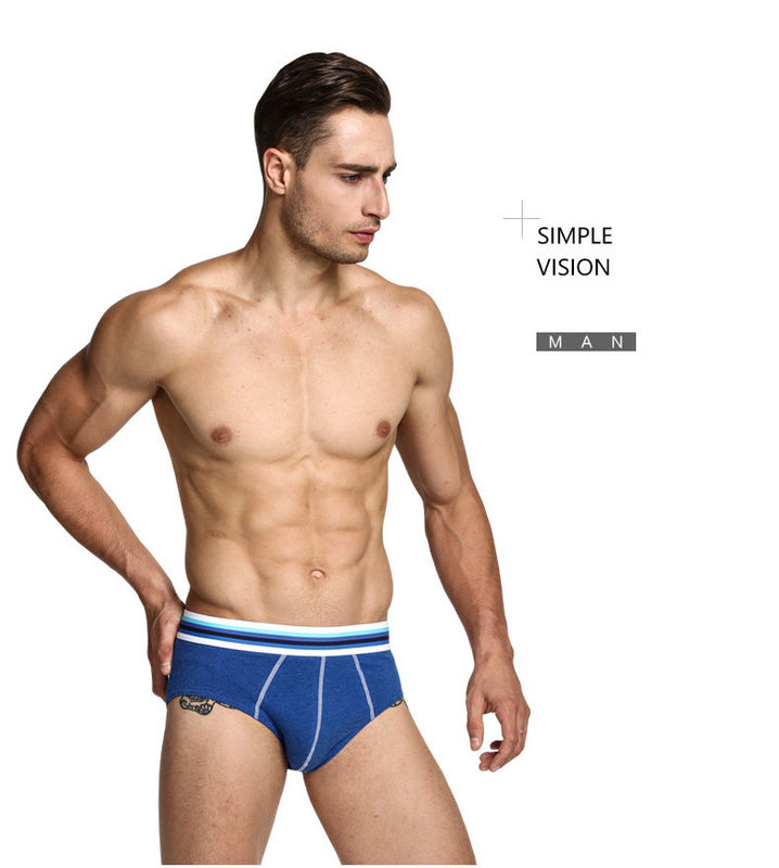 Combed Mens Sexy Boxer Shorts Bikini Green Men'S Pure Cotton Underwear