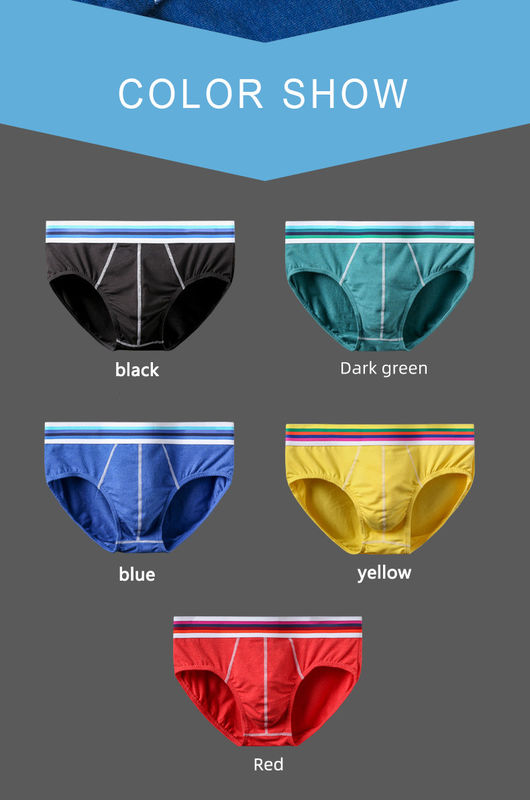 Combed Mens Sexy Boxer Shorts Bikini Green Men'S Pure Cotton Underwear