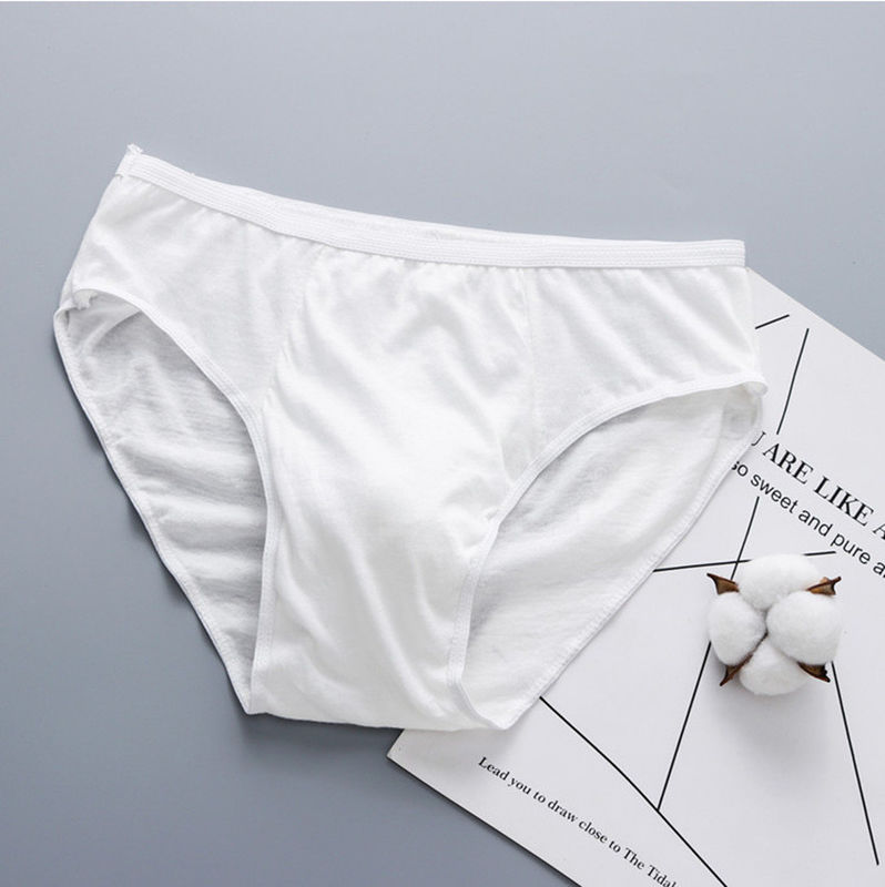 Pinggang Disisir Katun Pria Pakaian Bikini Segitiga Katun Spandex Celana