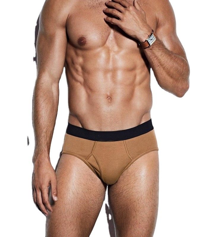 Pakaian Dalam Pria Katun Mid-Rise Bernapas 95 Katun 5 Celana Boxer Spandex