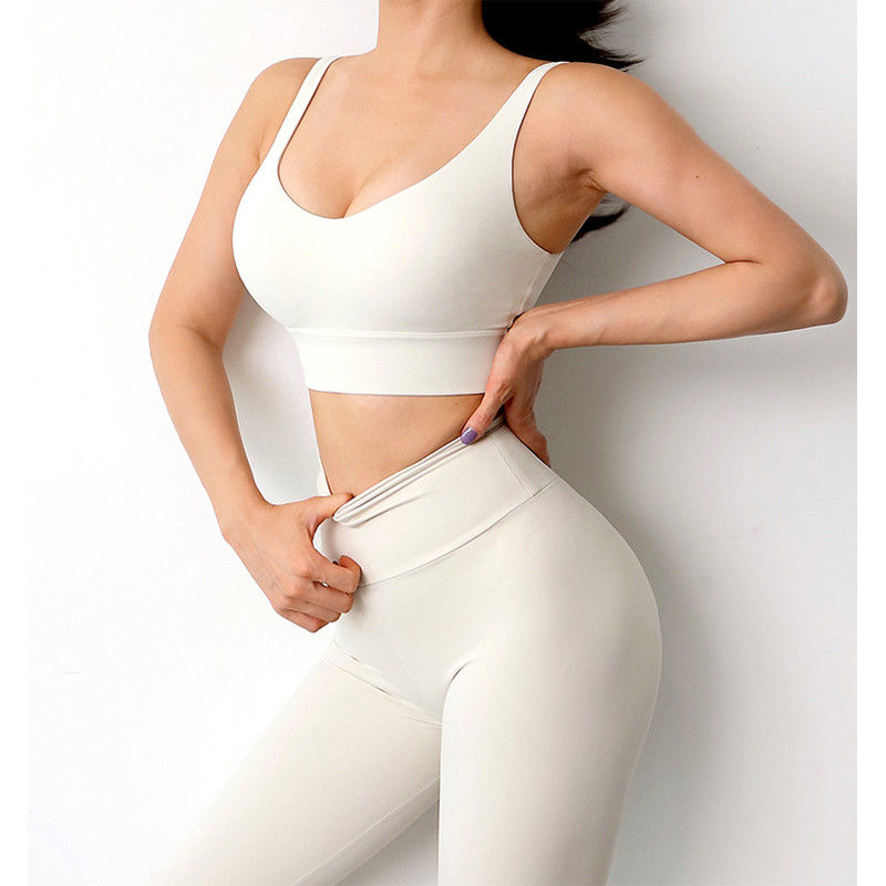 Pakaian Yoga Gym Bernapas Lengan Pendek Wanita Gym Workout Legging Sweat Wicking