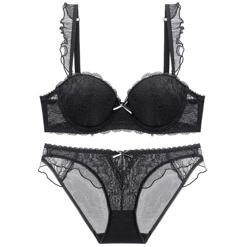 80B 85C 90B 90C Putih Ultra Tipis Bra Transparan XXXL Wanita Underwired Bra Non Empuk